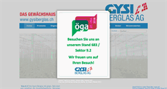 Desktop Screenshot of gysiberglas.ch